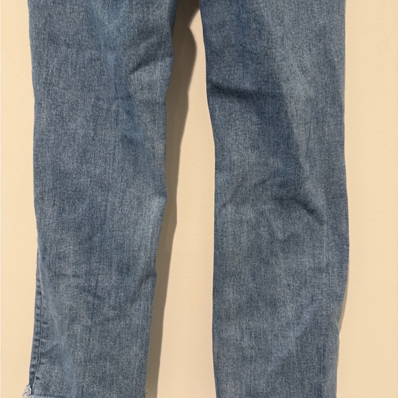 Vervet Blue High Rise Distressed Raw Hem Skinny Ankle Denim Jeans 29 MRSP $64 - Picture 5 of 11